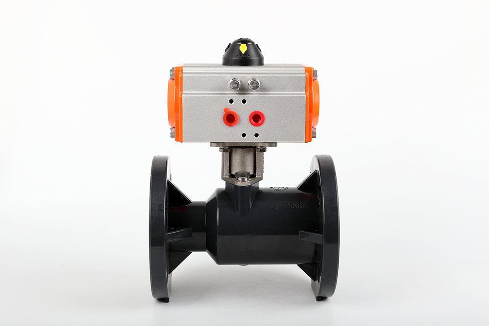 安定气动法兰一体球阀